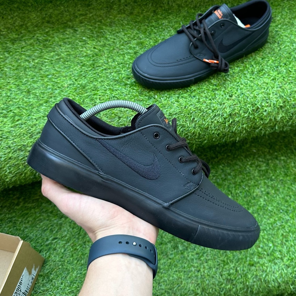 Nike SB Zoom Stefan Janoski OG ISO Triple Black Men's Authentic Shoes Sneakers